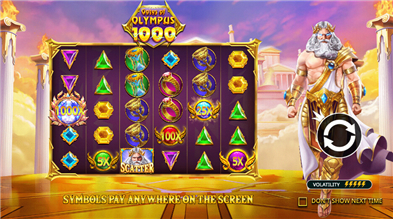 Gates of Olympus 1000 Gameplay Screenshot 2